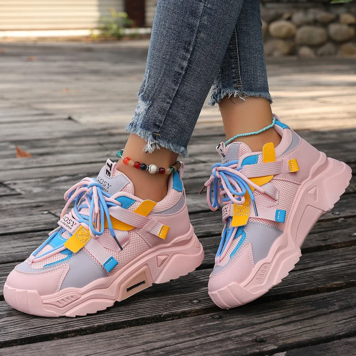 Women Sneakers 2024 New Spring Autumn Designer Shoes Lightweight Comfortable Sneakers Women Outdoor Platform Shoes for Women