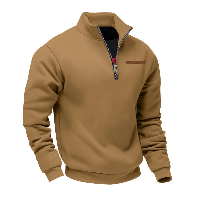 American autumn and winter heavy fleece long-sleeved men&
