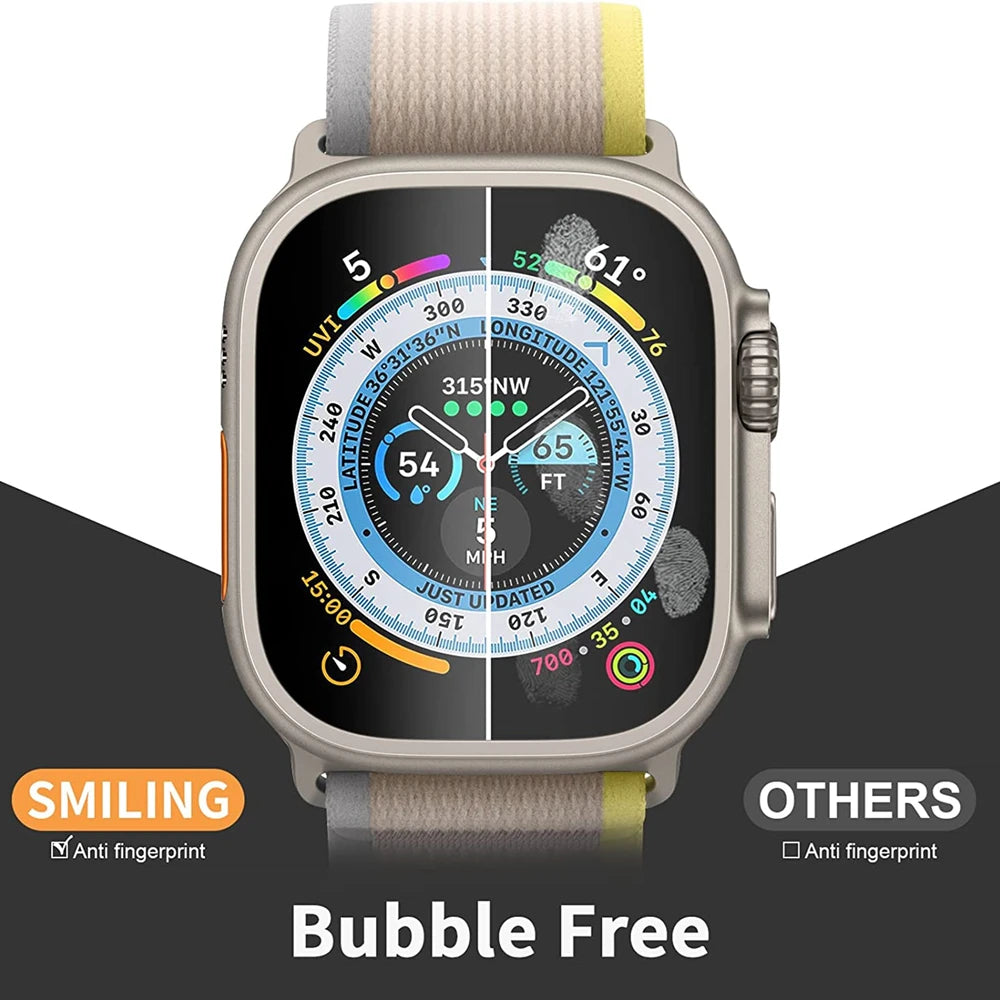Tempered Glass for Apple Watch Ultra 49mm Screen Protector Anti-Scratch for Smartwatch Apple Watch 8 Pro 49mm HD Glass Protectiv