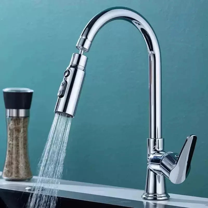 New Faucet Extender 360° Universal Rotation Extension Splash Proof Aerator 3 Modes Kitchen Sink Accessory Water Tap Nozzle