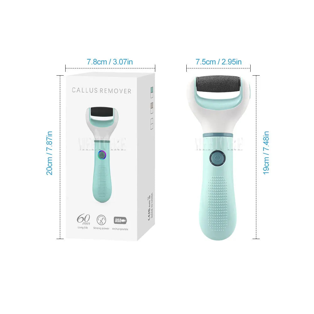 Wireless Foot Grinder USB Recharge Waterproof Anti Callus Dead Skin Cracks Pedicure Shaver Remove Dry Dead Cracked