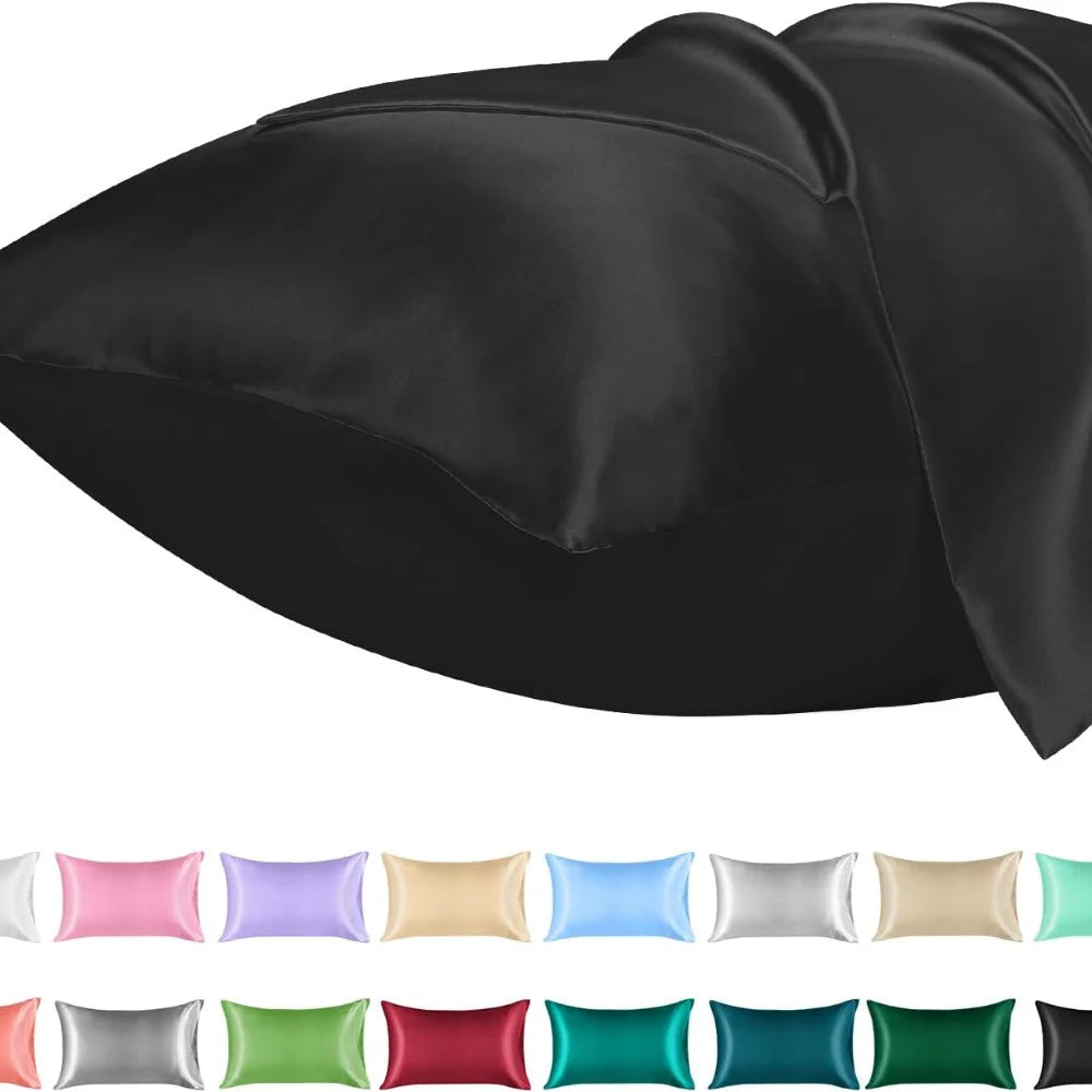 1PC Satin Pillowcase for Hair Similar to Silk Pillow Cases for Skin, Silky & Soft Pillow Covers, Gifts for Her or Him