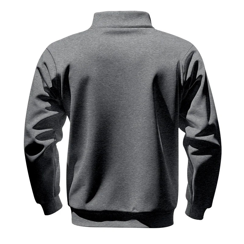 American autumn and winter heavy fleece long-sleeved men&