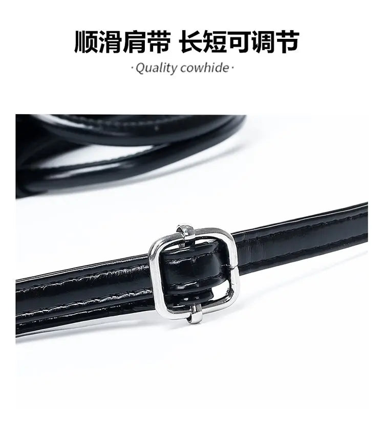 High End Fashionable Bag for Women Classic Elegant Luxury Leather Trendy Paris Designer Vintage Casual Simple Style