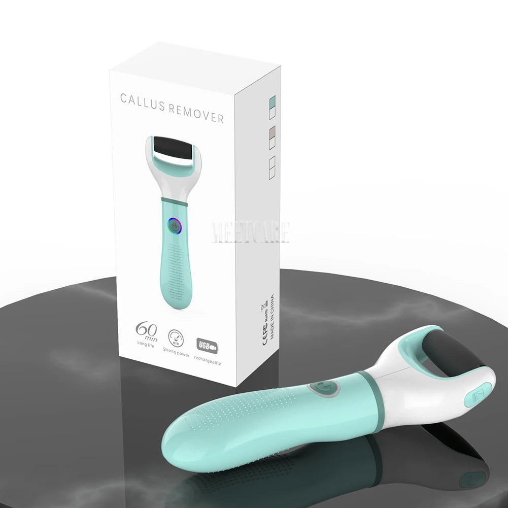 Wireless Foot Grinder USB Recharge Waterproof Anti Callus Dead Skin Cracks Pedicure Shaver Remove Dry Dead Cracked