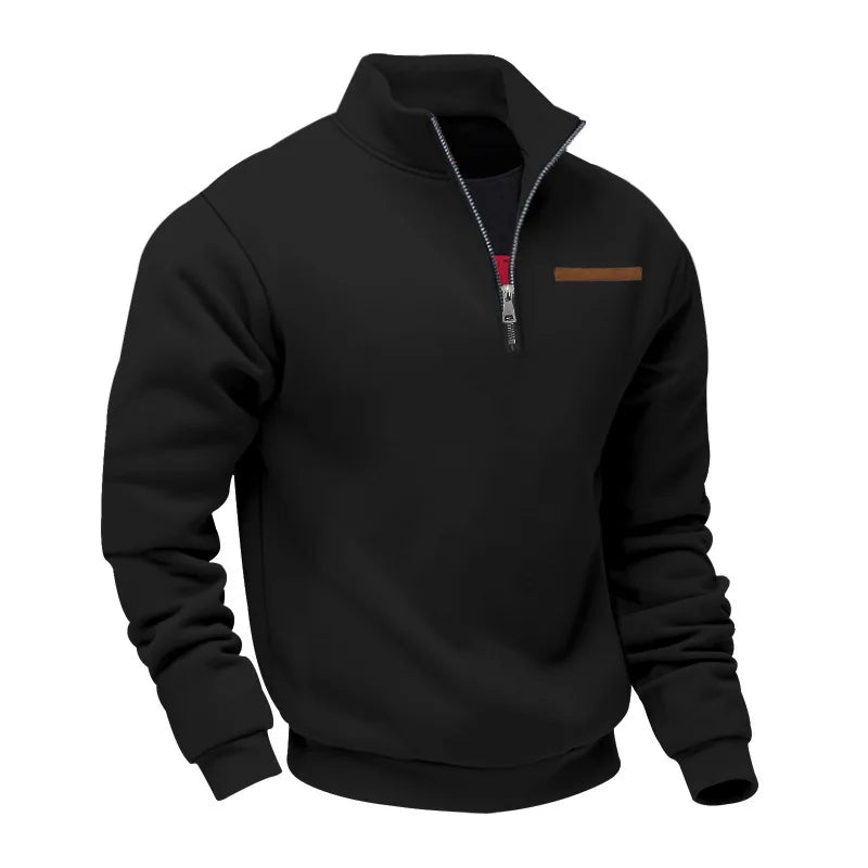 American autumn and winter heavy fleece long-sleeved men&