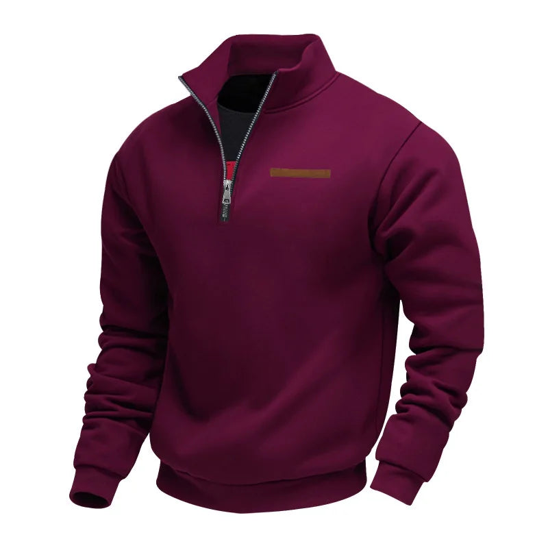 American autumn and winter heavy fleece long-sleeved men&