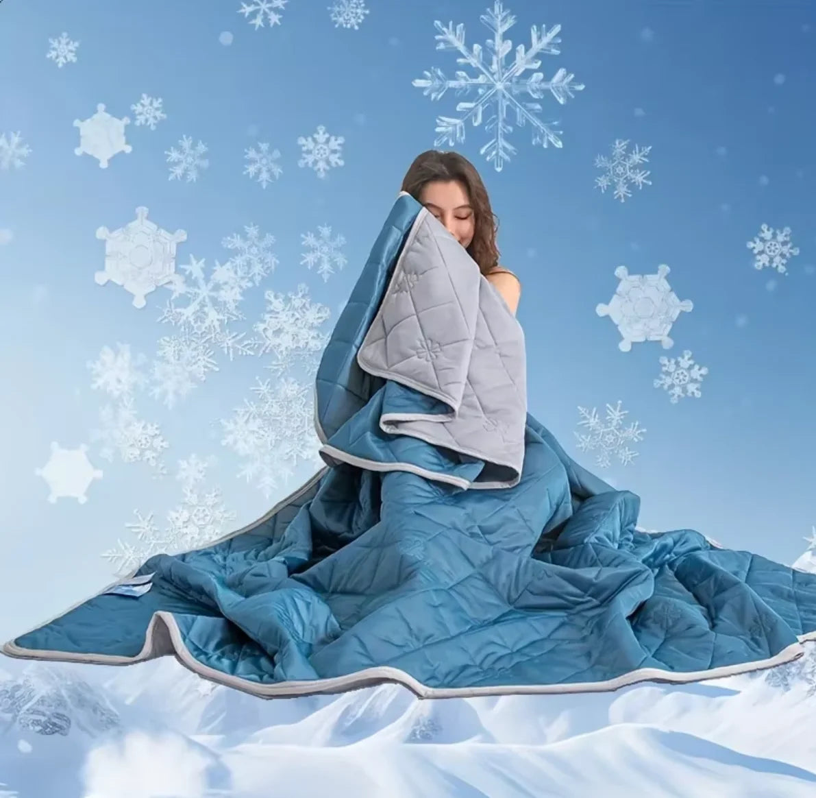 Ultra-Soft Summer Cooling Blanket - Lightweight, Breathable ,Easy Care Cooling Blanket for Hot Sleepers Cooling Pillows
