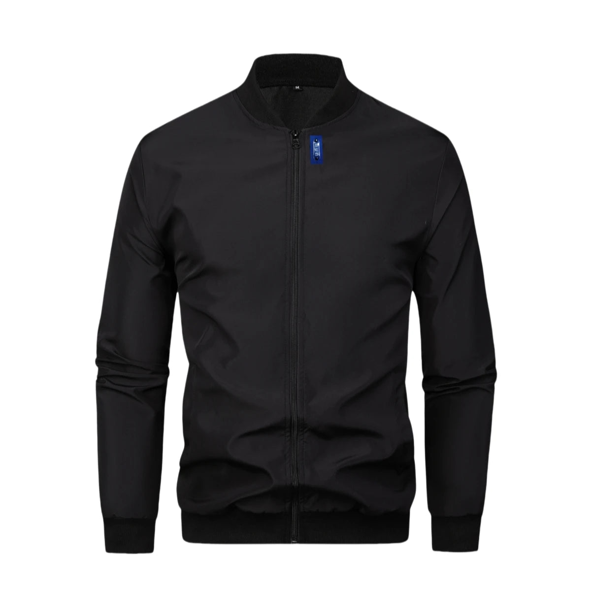2024 Spring and Autumn New Baseball Collar Short Loose Solid Color Jacket Men&