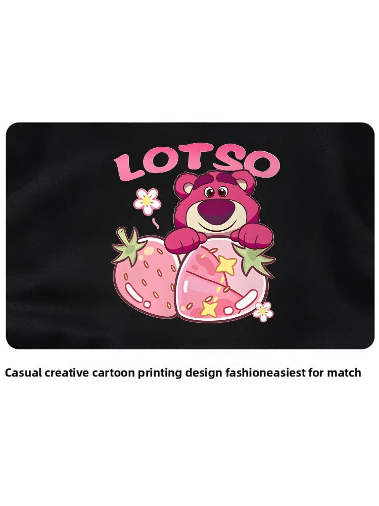 Spring Fall New Style Casual Sweatshirts Sets for Girls 0-8years Cartoon Printed Kids O Neck Hoodies and Trousers 2pcs Set
