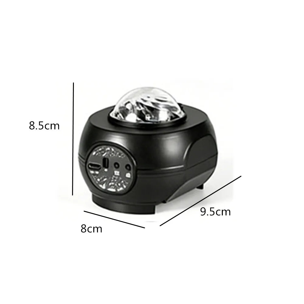 Galaxy Projector - USB-powered portable star projection lamp. Multi-color night light. Fantastical starry night sky effect light