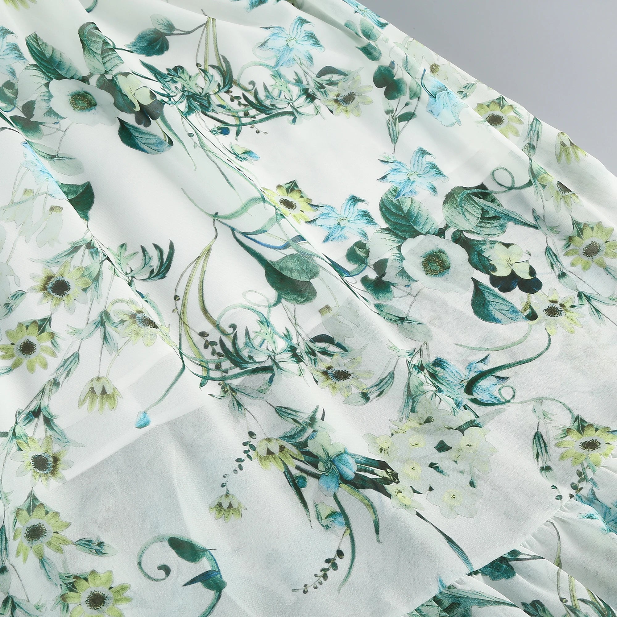 Luxury high-end celebrity style photography banquet evening dress sexy backless vacation print noble dress