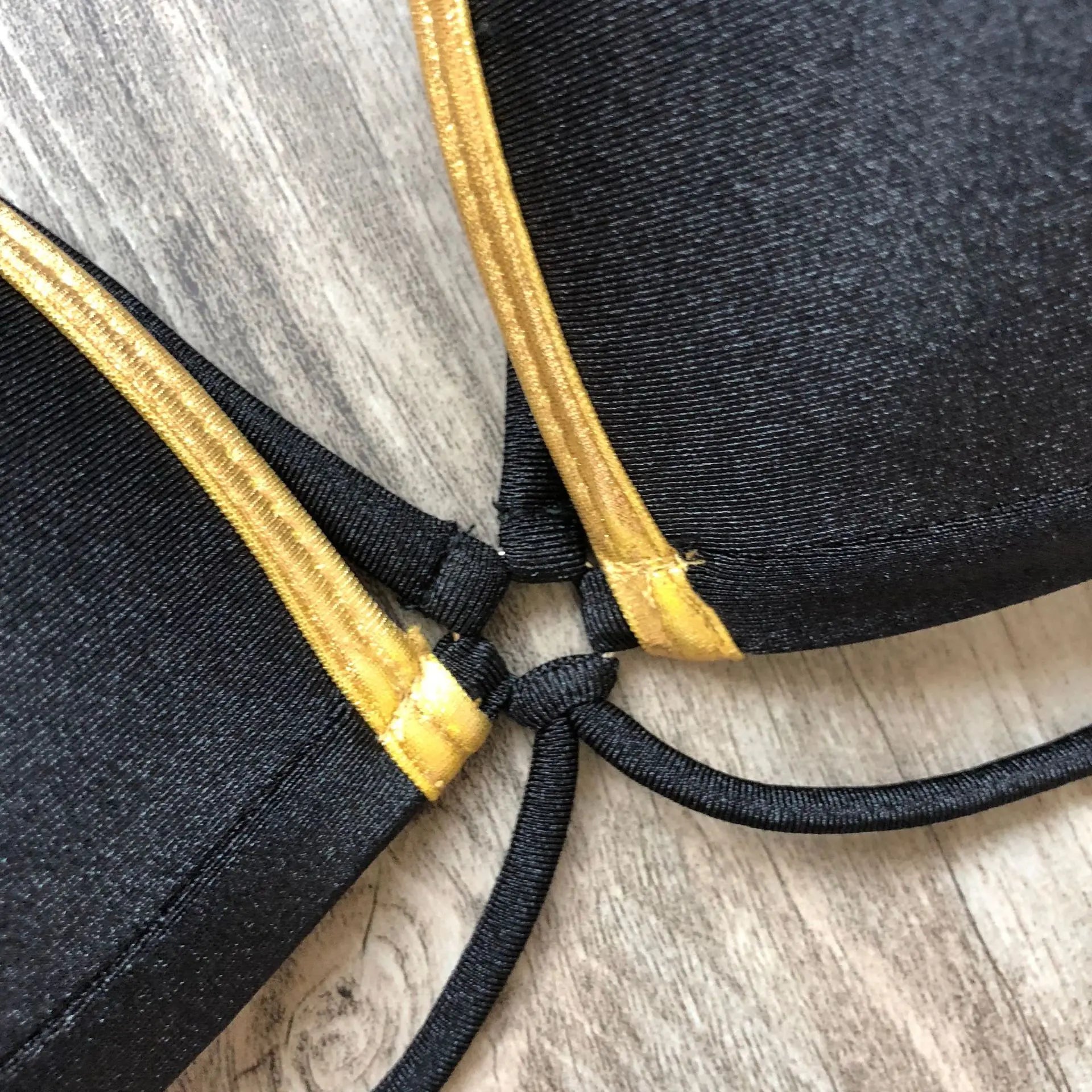 2023 Gold Stamping Women Bikini Set Sexy Padded Women Swimsuit Push Up Bikini Swimwear Summer Beachwear Brazil Bathing Suit
