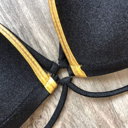 2023 Gold Stamping Women Bikini Set Sexy Padded Women Swimsuit Push Up Bikini Swimwear Summer Beachwear Brazil Bathing Suit