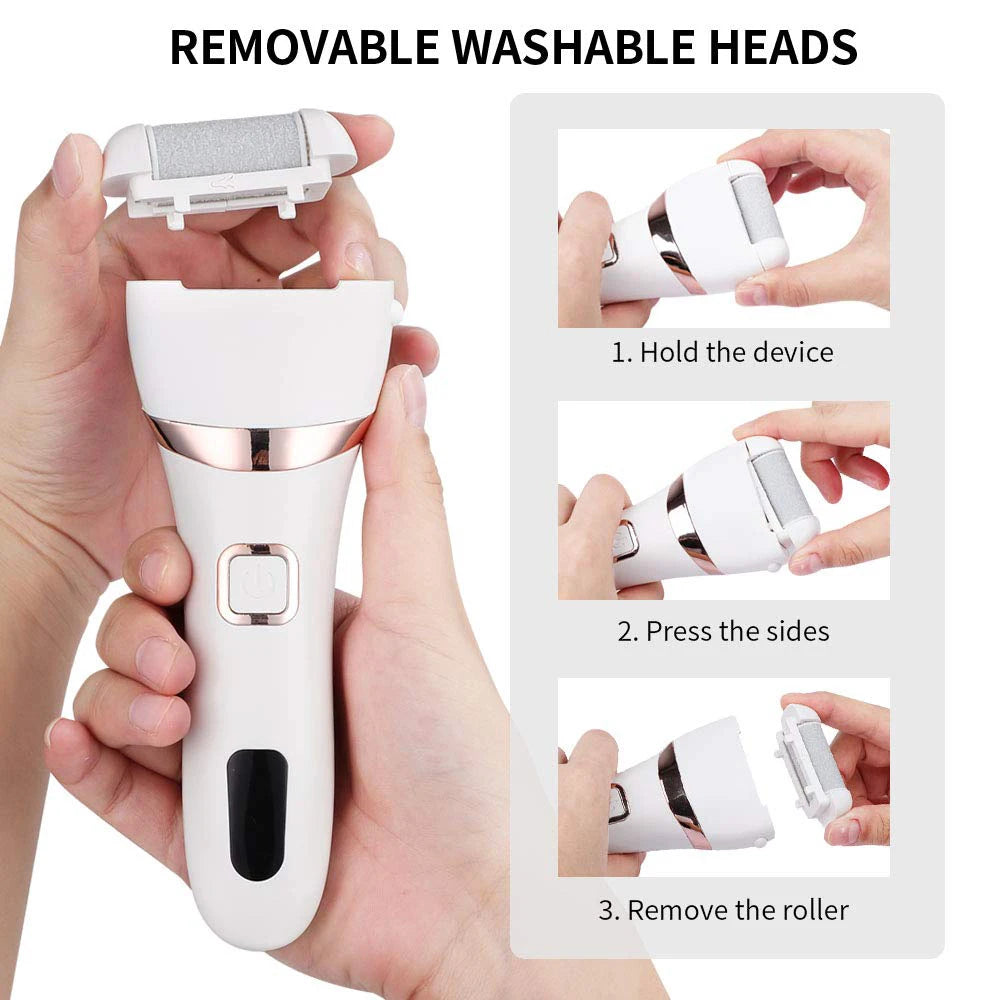 Hot sale Charged Electric Foot File for Heels Grinding Pedicure Tools Professional Foot Care Tool Dead Hard Skin Callus Remover