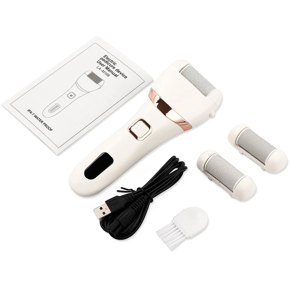 Hot sale Charged Electric Foot File for Heels Grinding Pedicure Tools Professional Foot Care Tool Dead Hard Skin Callus Remover