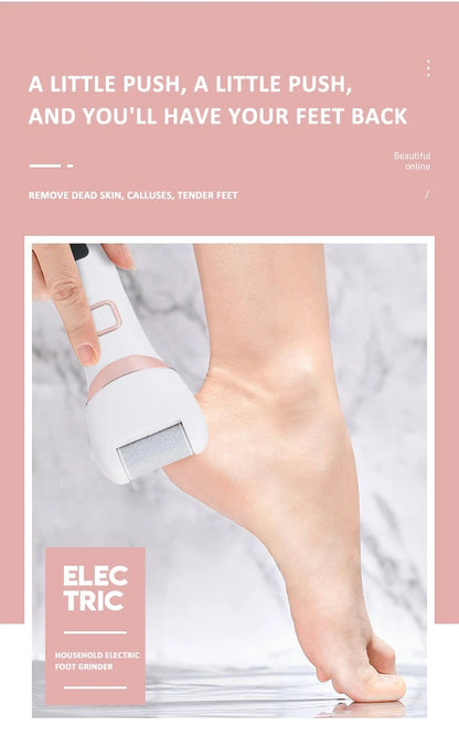 Hot sale Charged Electric Foot File for Heels Grinding Pedicure Tools Professional Foot Care Tool Dead Hard Skin Callus Remover