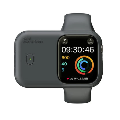 iWatch Power Bank Case For Apple Watch Charger 1200mAh Wireless Powerbank For Apple Watch 46 45 49mm Portable Magnetic Charging