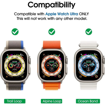 Tempered Glass for Apple Watch Ultra 49mm Screen Protector Anti-Scratch for Apple Watch Ultra 2 Smartwatch
