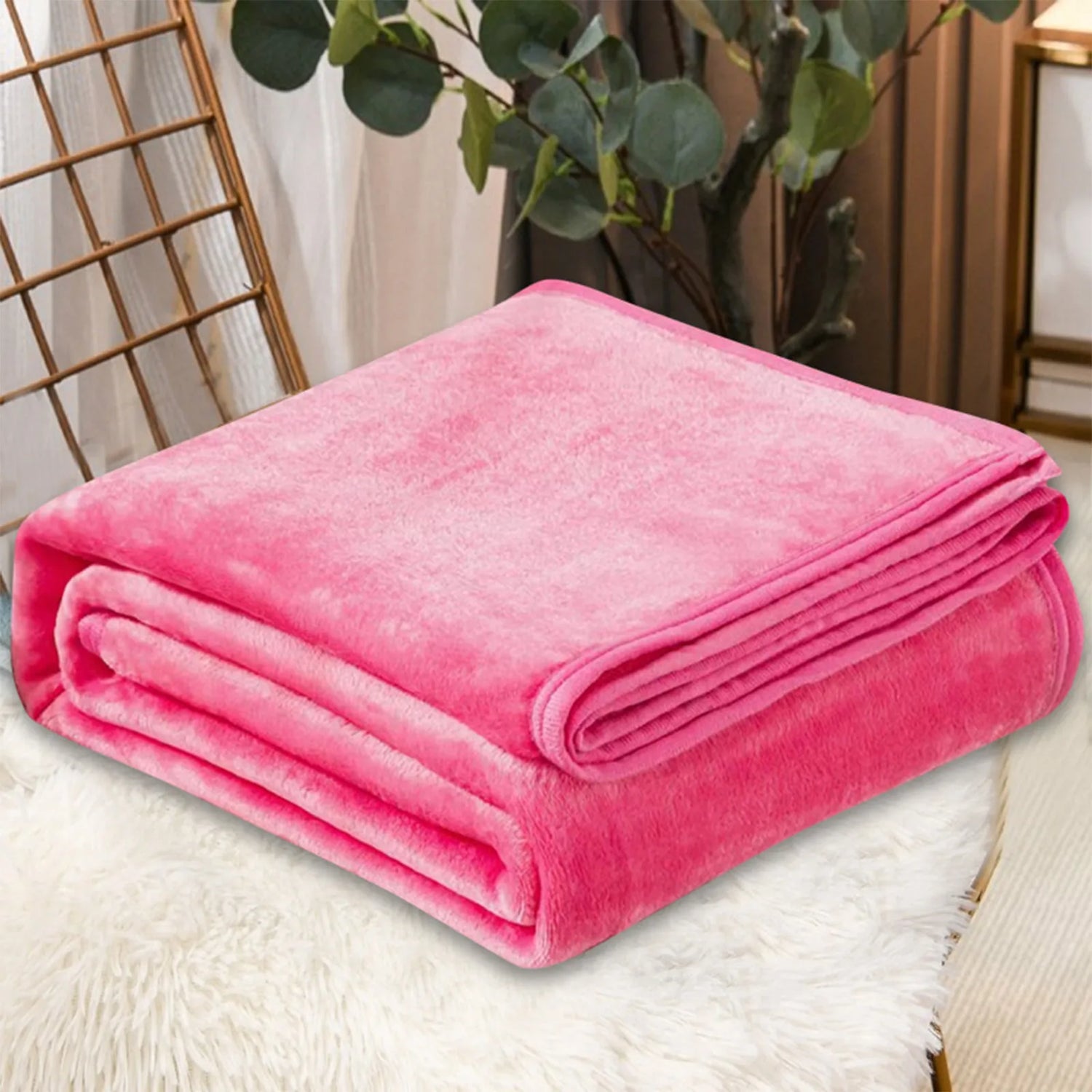 Fleece Blankets Single Twin Blanket For Bed, Full Size Fleece Throw Blanket, Warm Blanket For Winter, Shoulder Knee Cozy Blanket