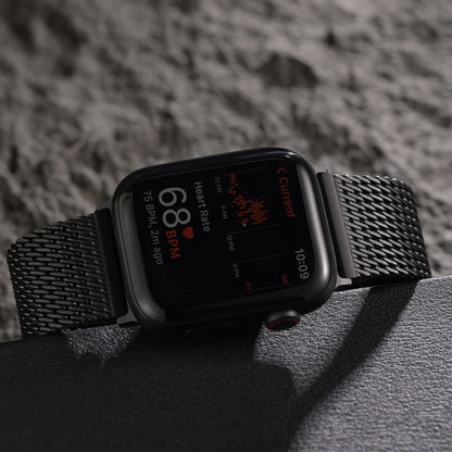 Luxury Milanese Mesh Apple Watch Ultra 2 Band, 316L Stainless Steel Watch Strap, For Apple Watch 49mm 45mm 44mm 41mm 40mm