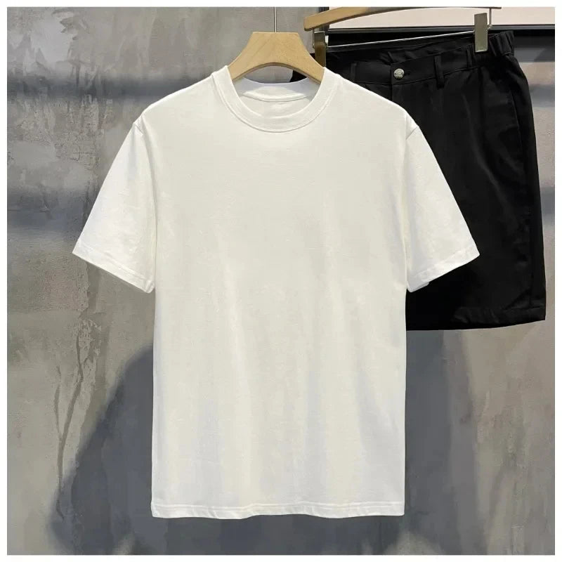 Heavyweight, Sheer Fabric. American-style Retro Pure Cotton Men&