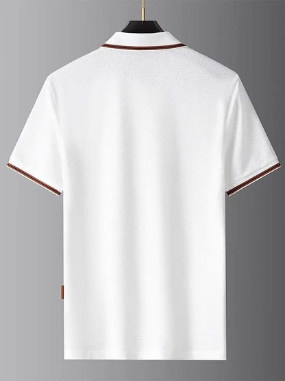New Style Turn-down Collar Summer Casual Short-sleeve Men&
