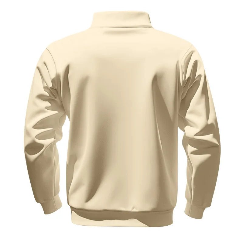 American autumn and winter heavy fleece long-sleeved men&