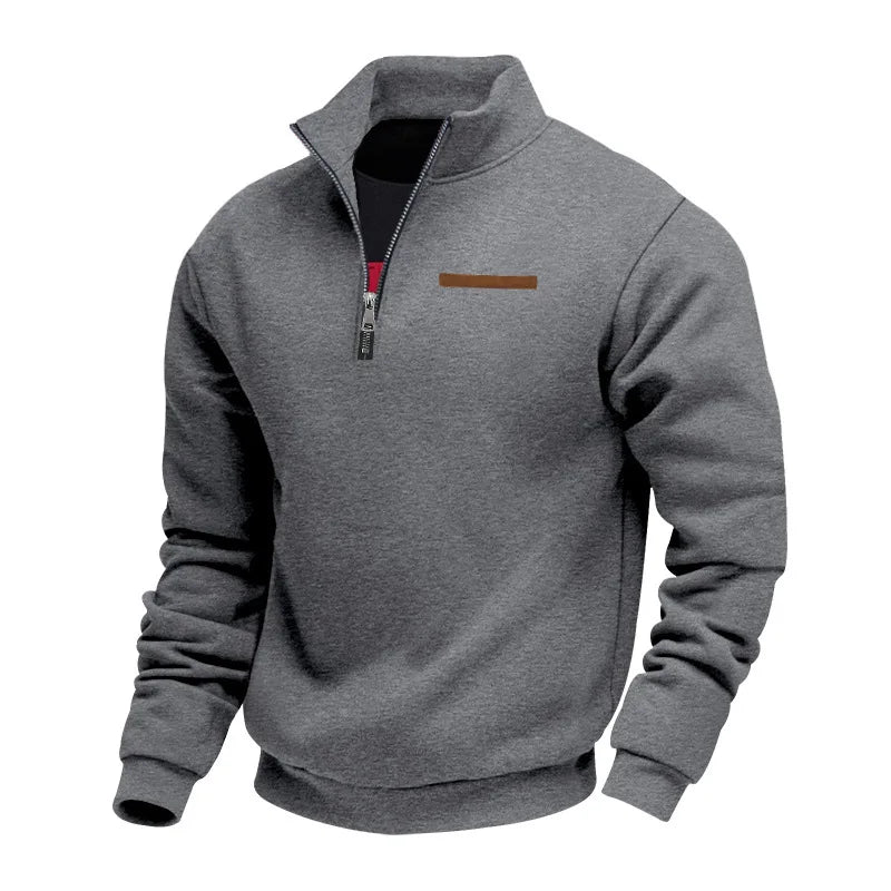 American autumn and winter heavy fleece long-sleeved men&