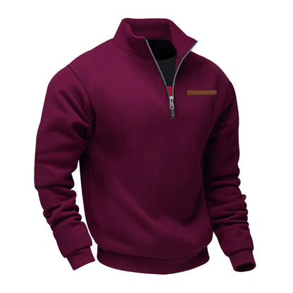 American autumn and winter heavy fleece long-sleeved men&