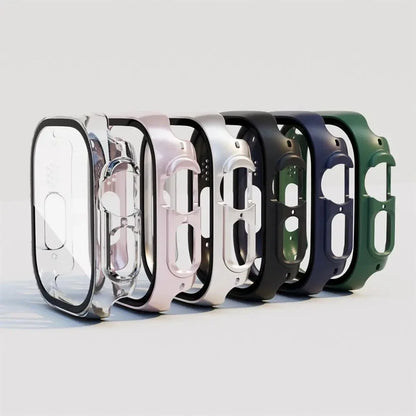 Glass+ Cover For Apple Watch case Ultra 2 49mm smartwatch Bumper+Screen Protector Tempered iwatch series apple watch Accessories
