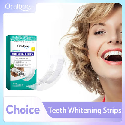Tooth Whitening Strips Remove Tooth Stains Tartar Plaque Lighten Dark Dental Cleaning Improve Bad Breath Bleach Teeth Brightener
