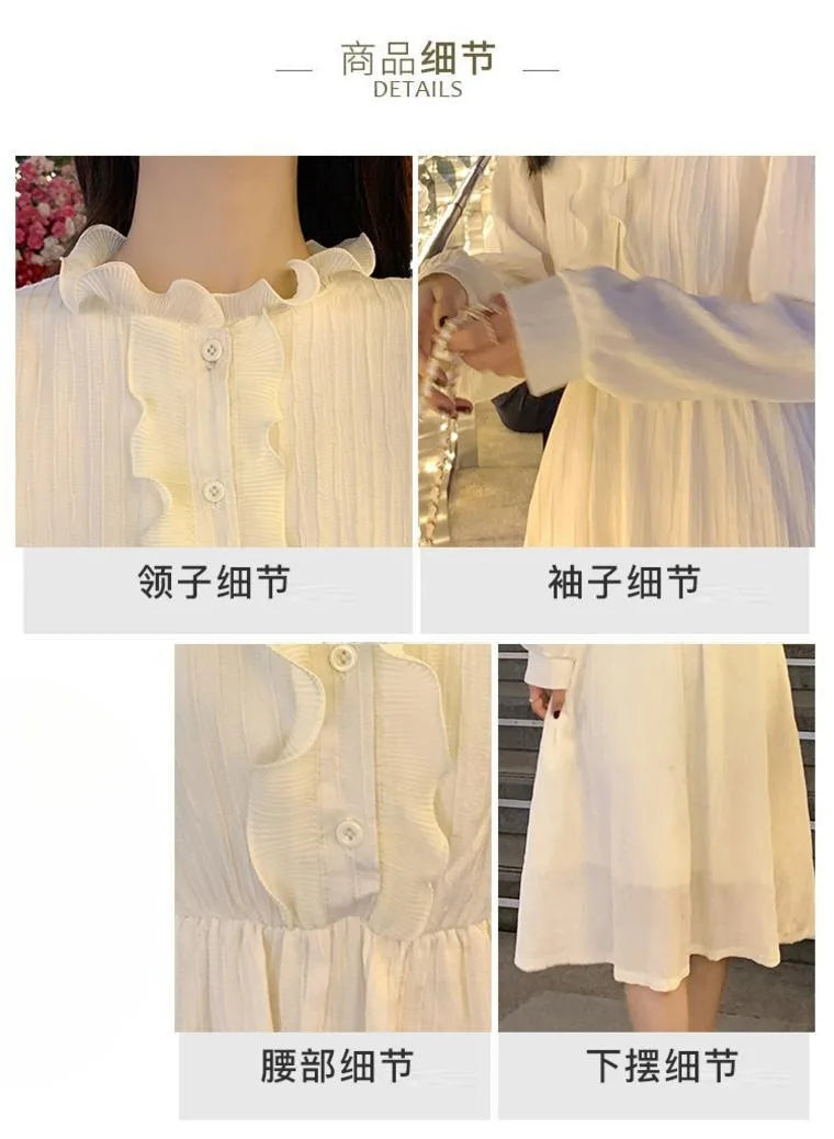 French Style Dress Spring Autumn Winter New Style Women&