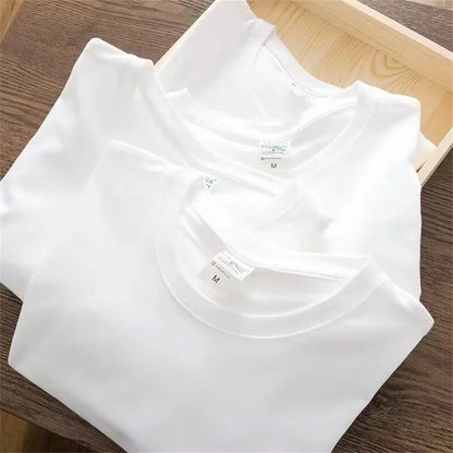 Pure White 260g Heavy T-shirt Men&