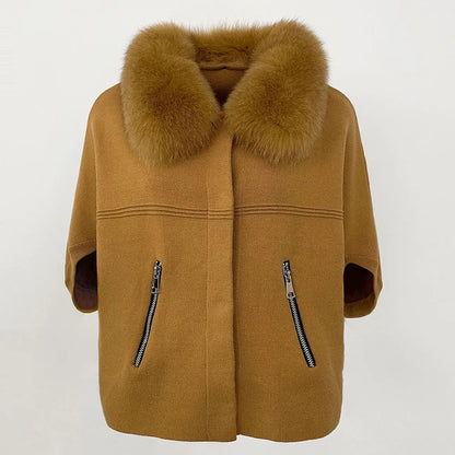 Knitwear Woman Clothes for Women Autumn European Fashion Knitted Sweater Real Fur Coat Natural Fox Fur Jacket Spring Cardigan