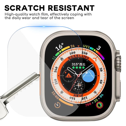 Tempered Glass for Apple Watch Ultra 49mm Screen Protector Anti-Scratch for Apple Watch Ultra 2 Smartwatch