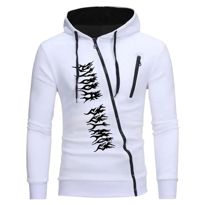 Mens Tracksuit Zipper Hoodies+Sweatpants 2-Piece Set Autumn Winter Male Daily Casual Sports Jackets Jogging Suit Tops Or Pants