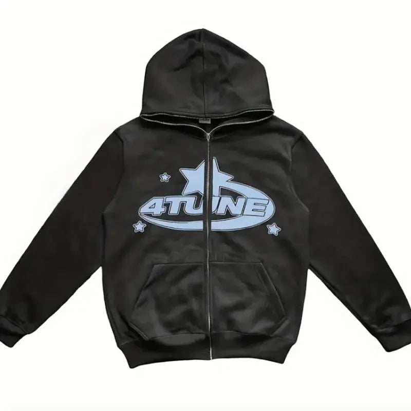 Europe and America dark sweatshirt men&