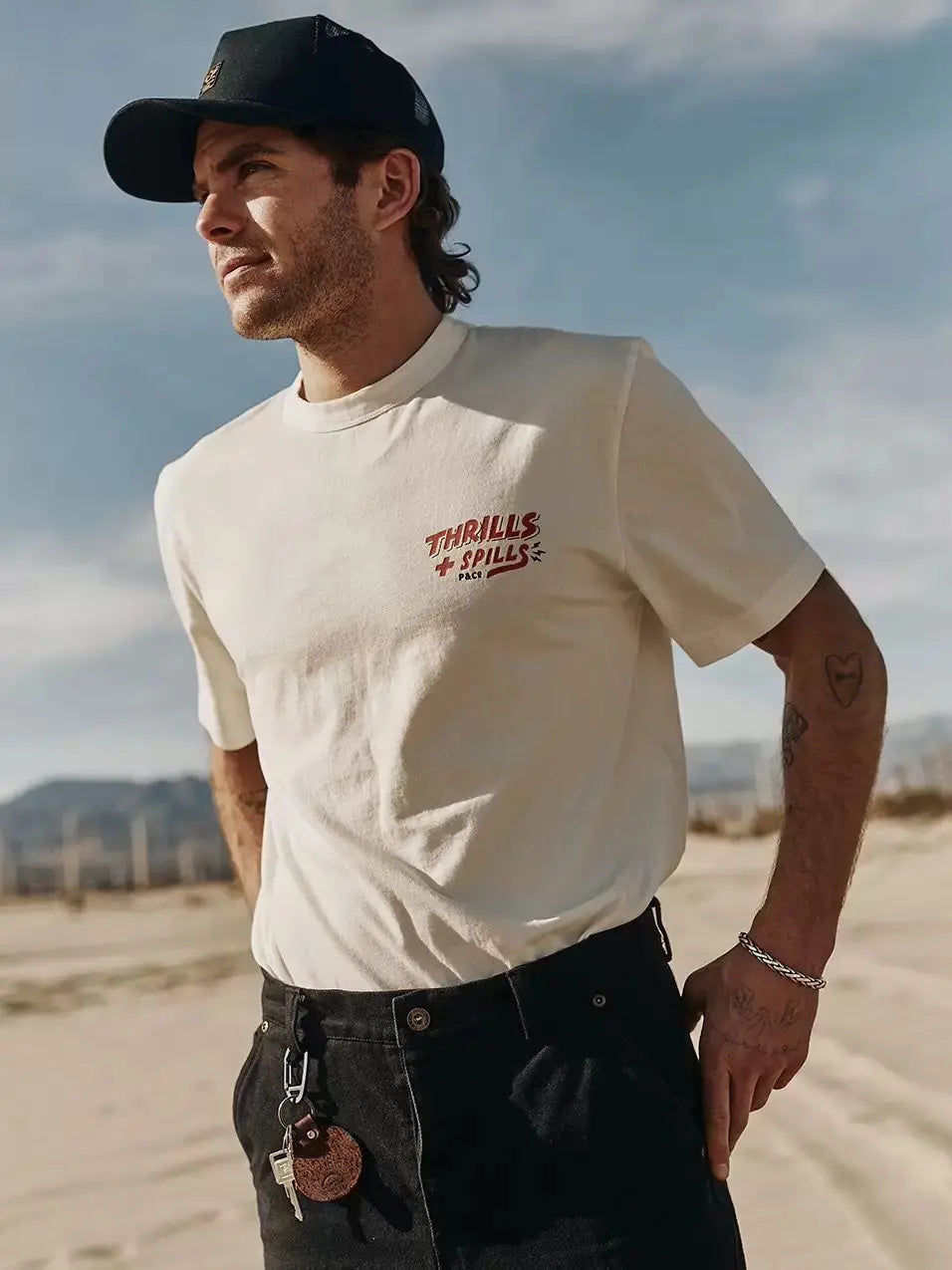 Heavyweight, Sheer Fabric. American-style Retro Pure Cotton Men&