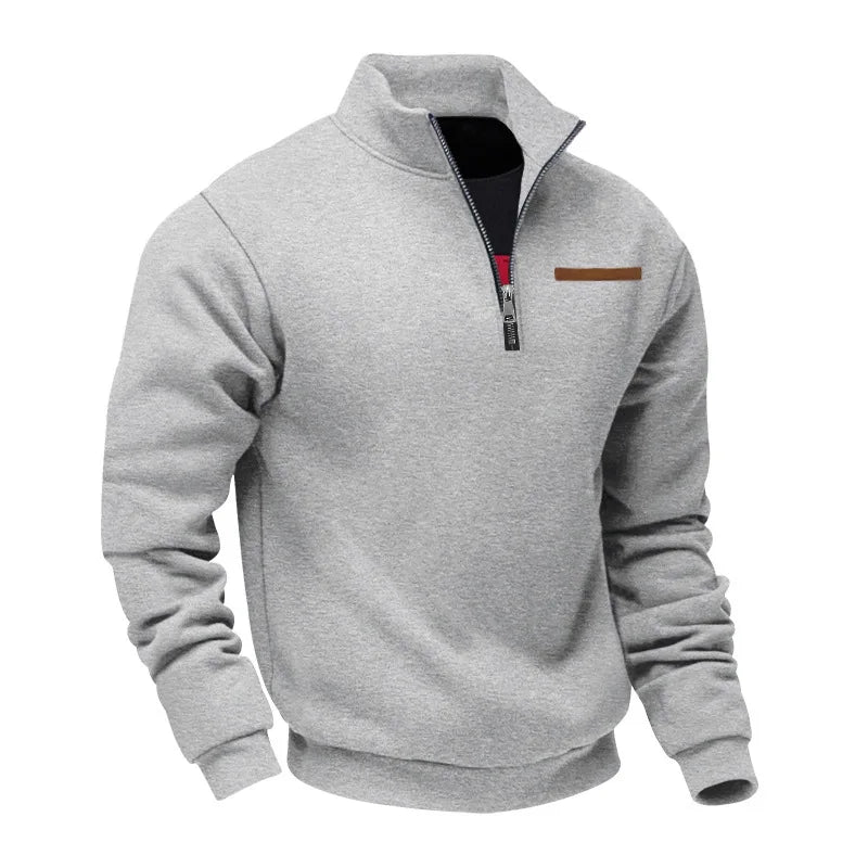 American autumn and winter heavy fleece long-sleeved men&