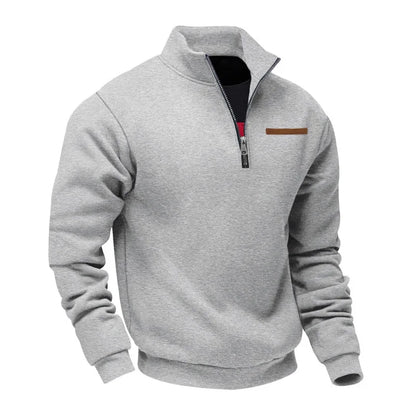 American autumn and winter heavy fleece long-sleeved men&
