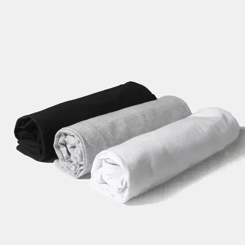 Heavyweight, Sheer Fabric. American-style Retro Pure Cotton Men&