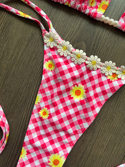 Micro Bikinis 2025 Sexy Women Swimsuit Swimwear Female Thong Bikini Set Biquini Bathing Suit Print Swimming Suits Beachwear