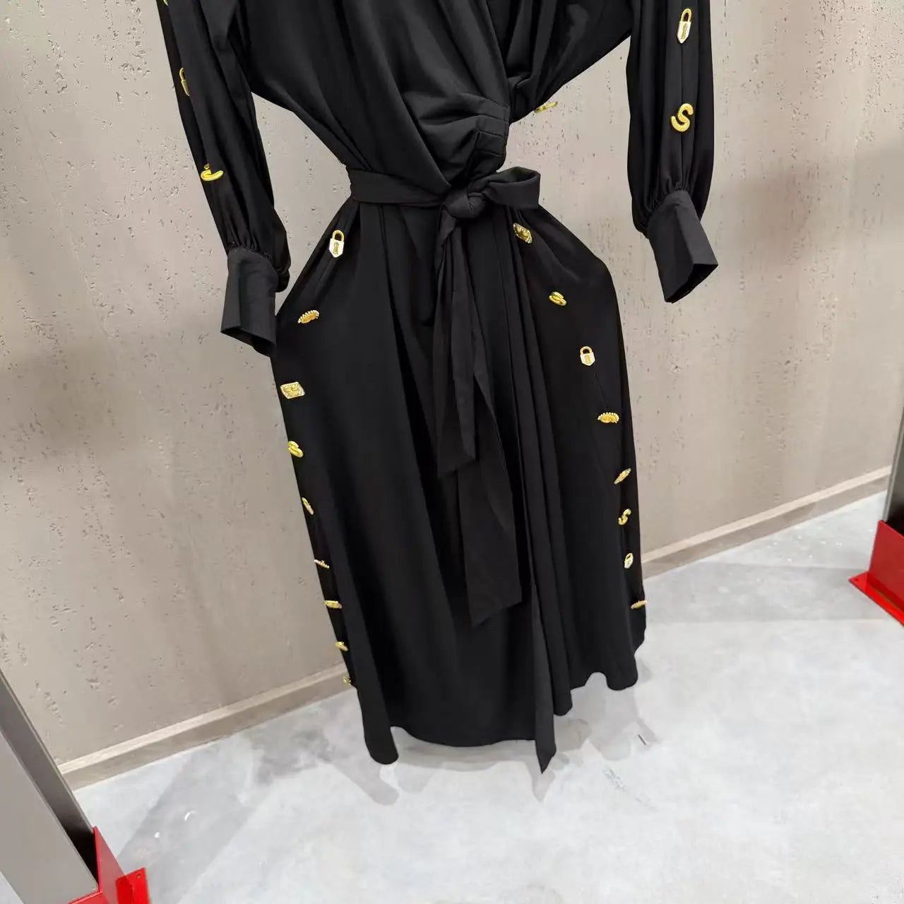 High Street Fashion Heavy Industry Metal DressWomen&