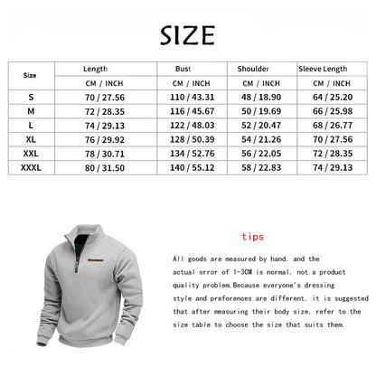 American autumn and winter heavy fleece long-sleeved men&