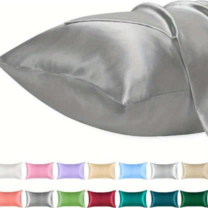 1PC Satin Pillowcase for Hair Similar to Silk Pillow Cases for Skin, Silky &amp; Soft Pillow Covers, Gifts for Her or Him