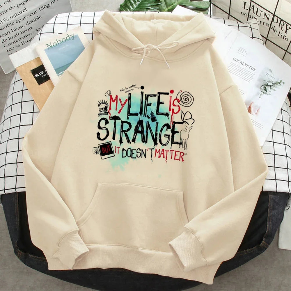 Life Is Strange Hoodies Women Kawaii Japanese Fleece Sweatshirts Pulls Female Streetwear Pulls