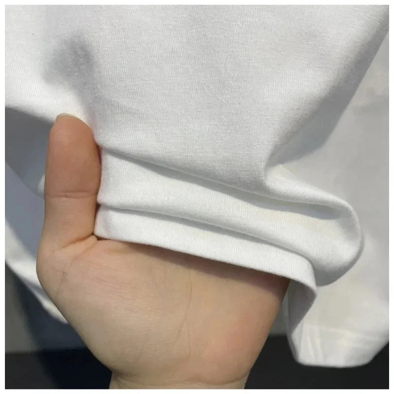 Heavyweight, Sheer Fabric. American-style Retro Pure Cotton Men&