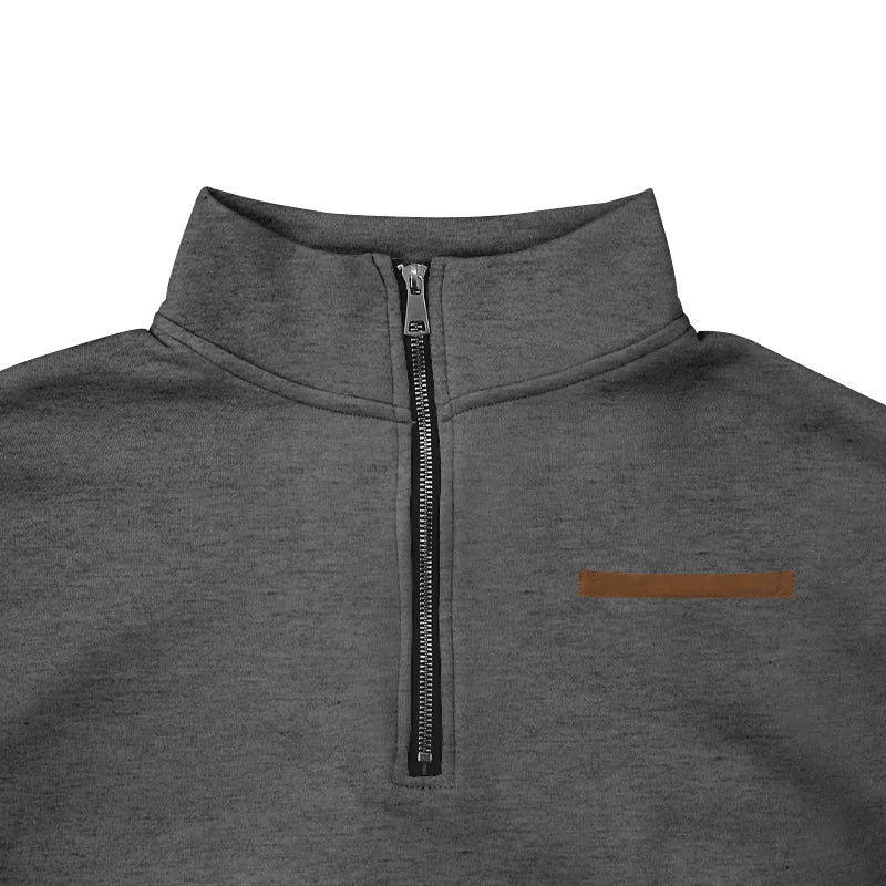 American autumn and winter heavy fleece long-sleeved men&