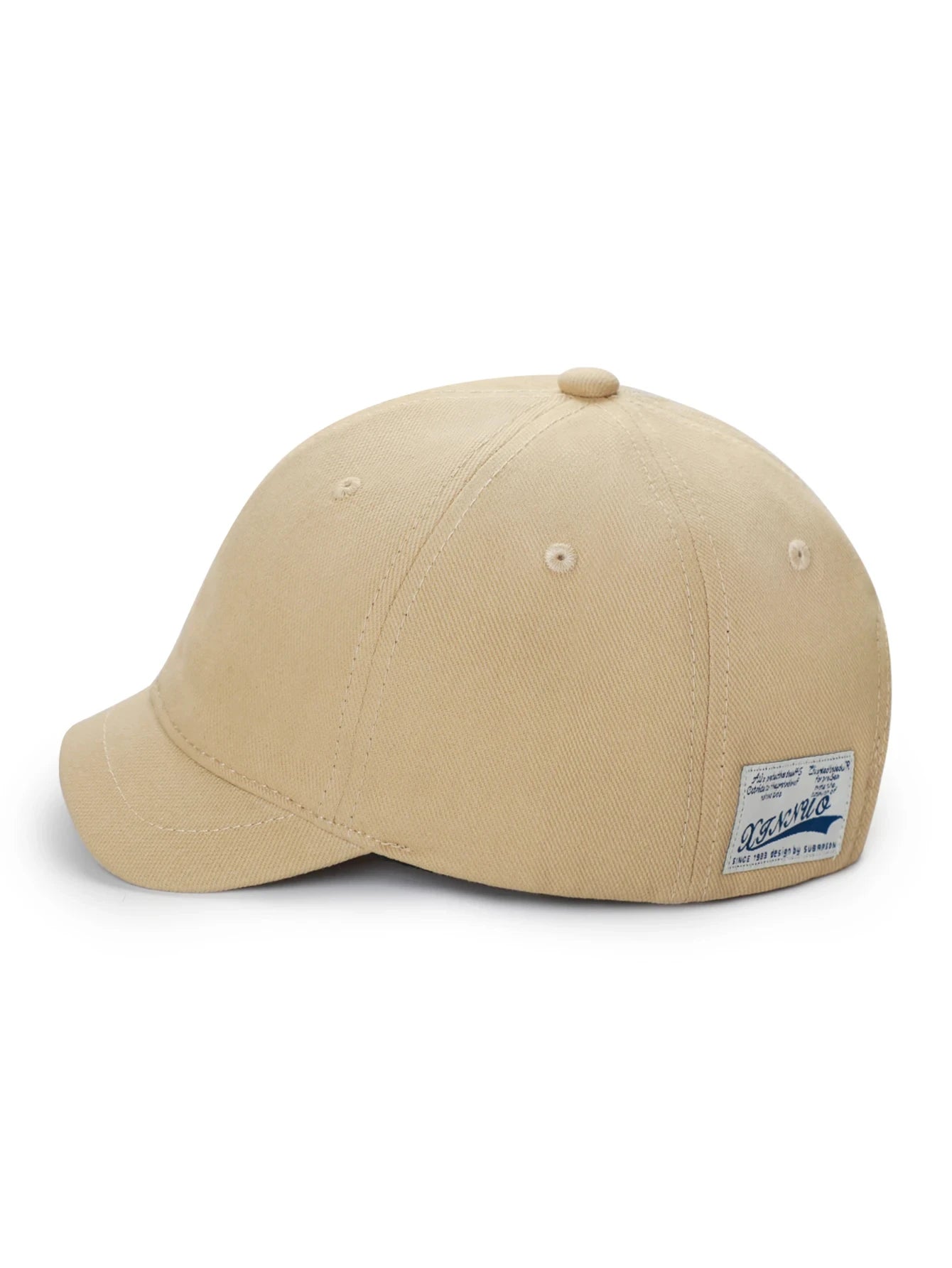Men Women Short Edge Baseball Caps Casual Outdoor Cycling Caps Nylon Fastening Strap Adjustable Street Retro Embroidered Dad Hat